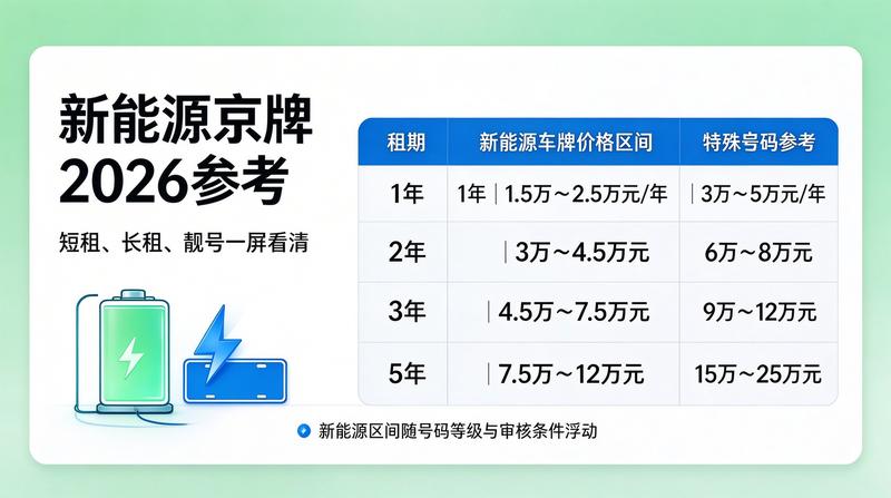 2026年京牌政策解读
